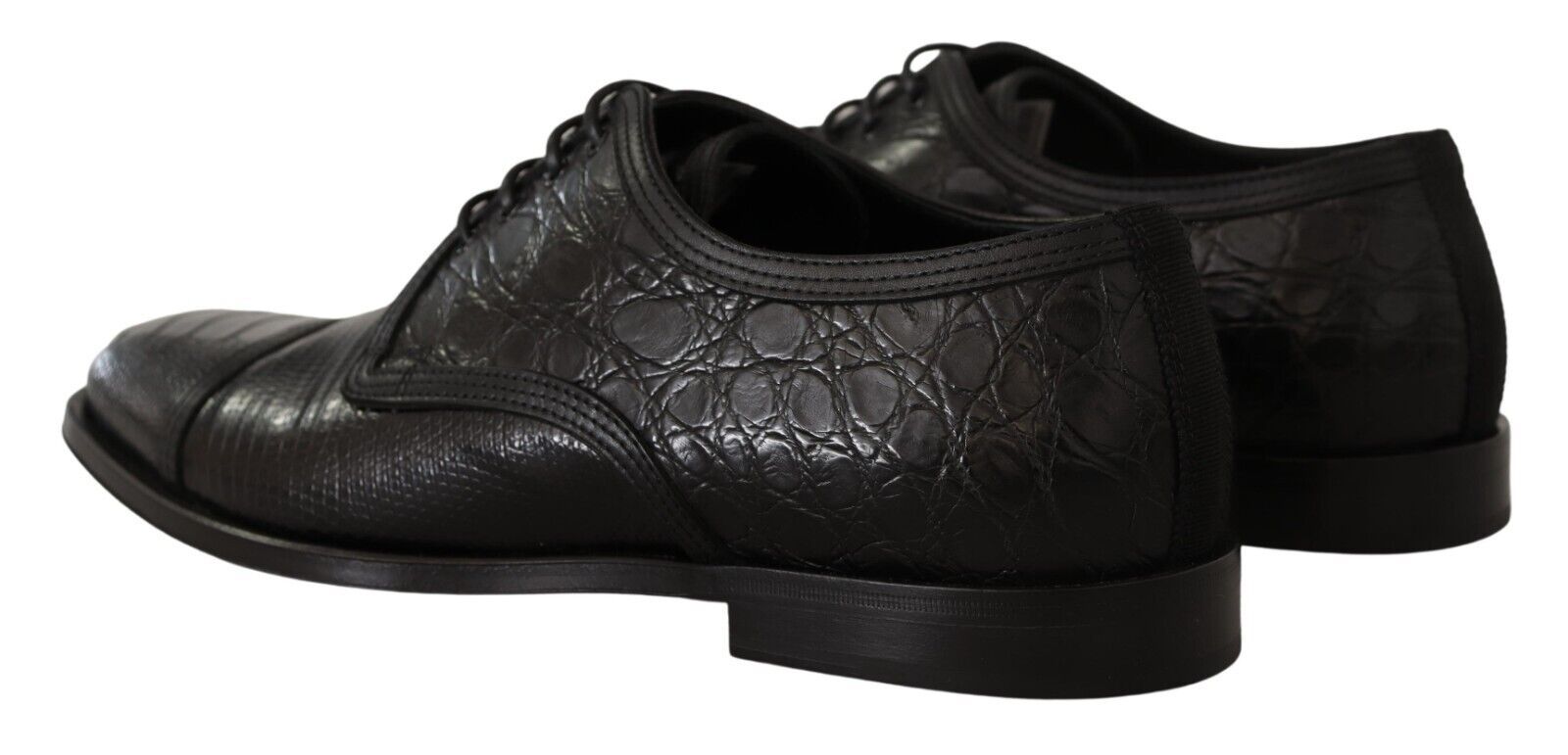 Dolce & Gabbana Exotic Leather Formal Lace-Up Men's Shoes