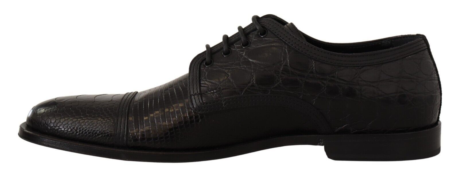 Dolce & Gabbana Exotic Leather Formal Lace-Up Men's Shoes