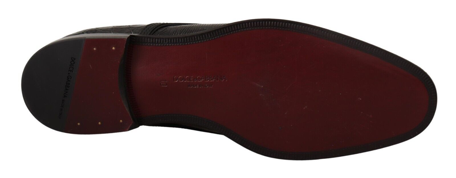 Dolce & Gabbana Exotic Leather Formal Lace-Up Men's Shoes