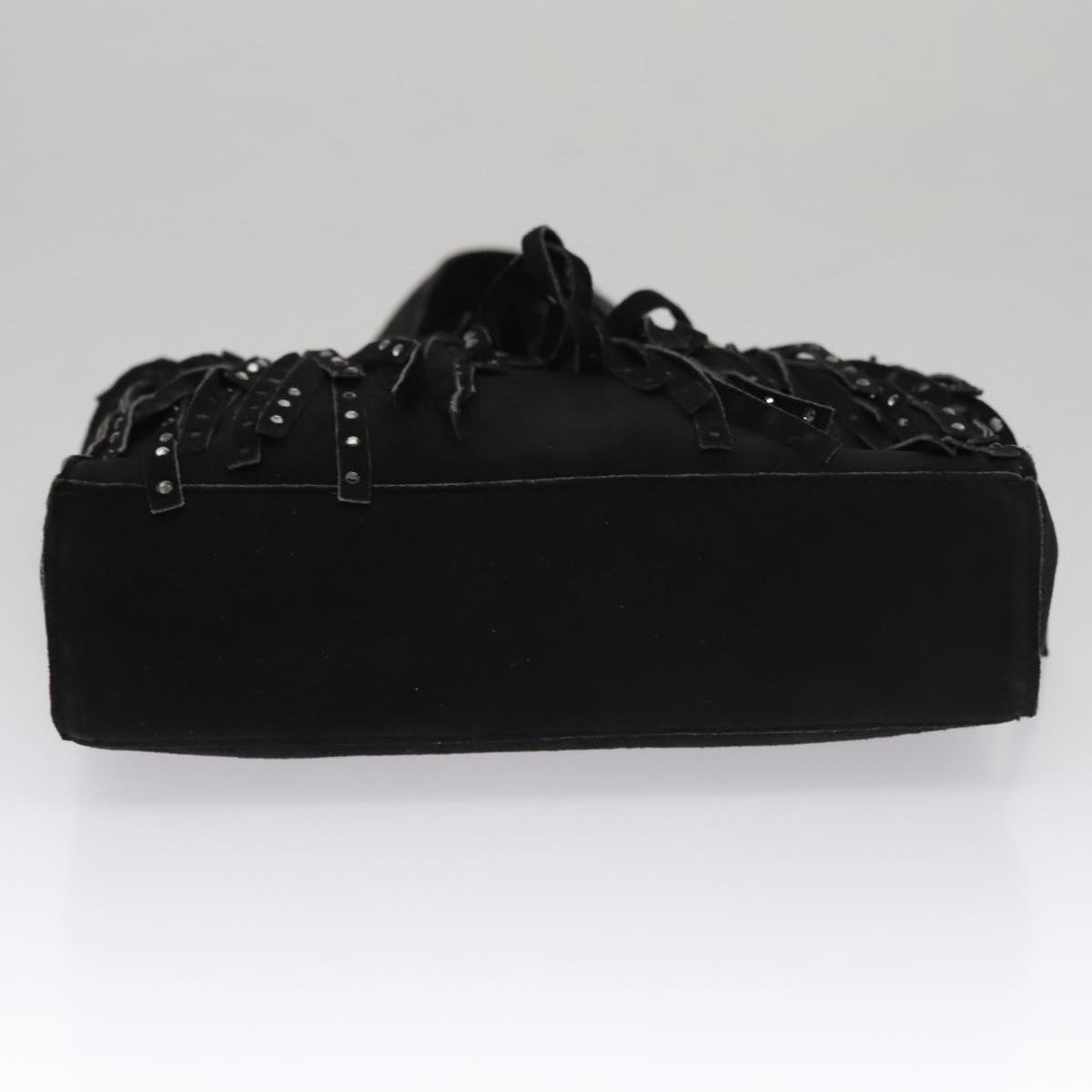 Chanel Black Suede Tote Bag (Pre-Owned)