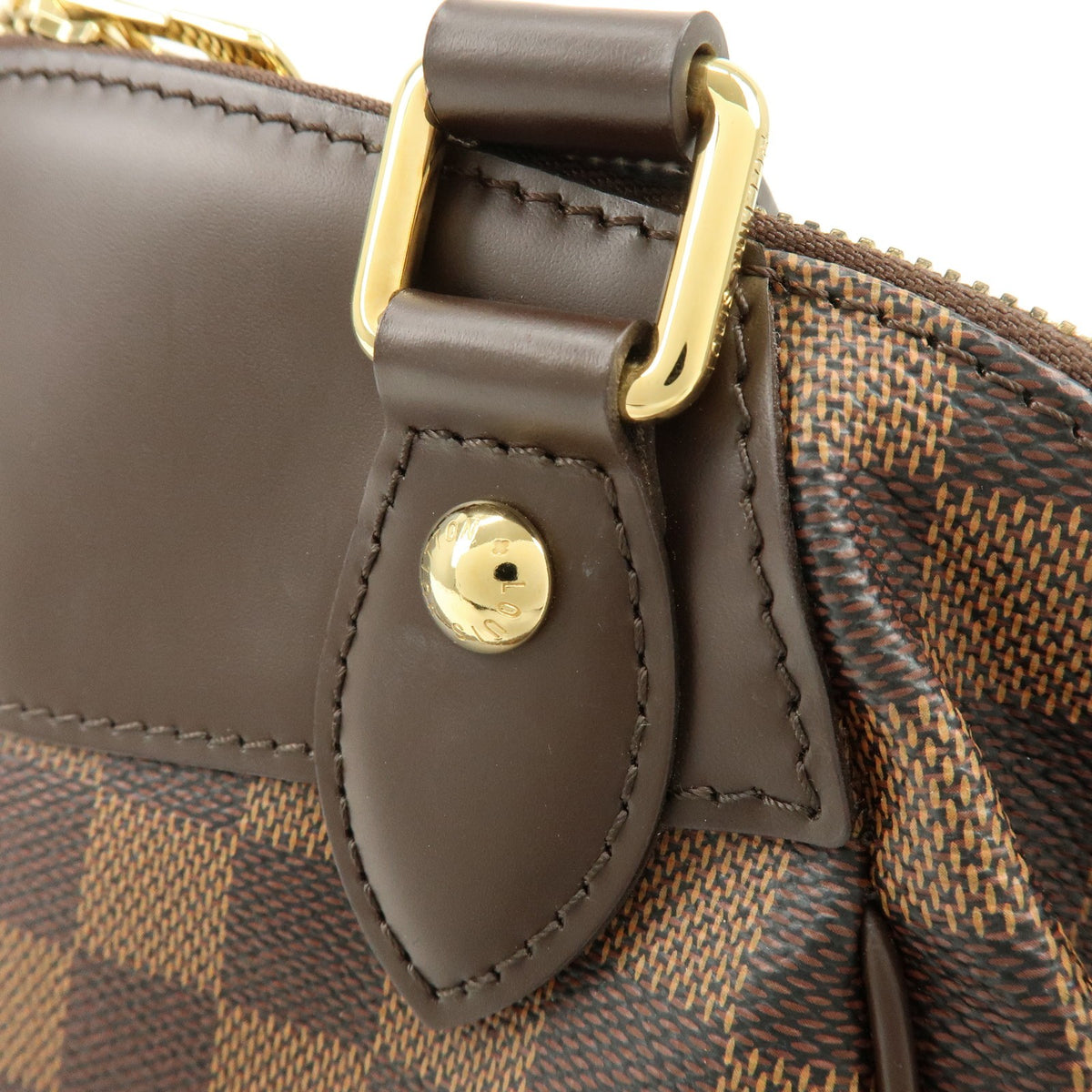 Louis Vuitton Verona Damier Brown Canvas Handbag (Pre-Owned)