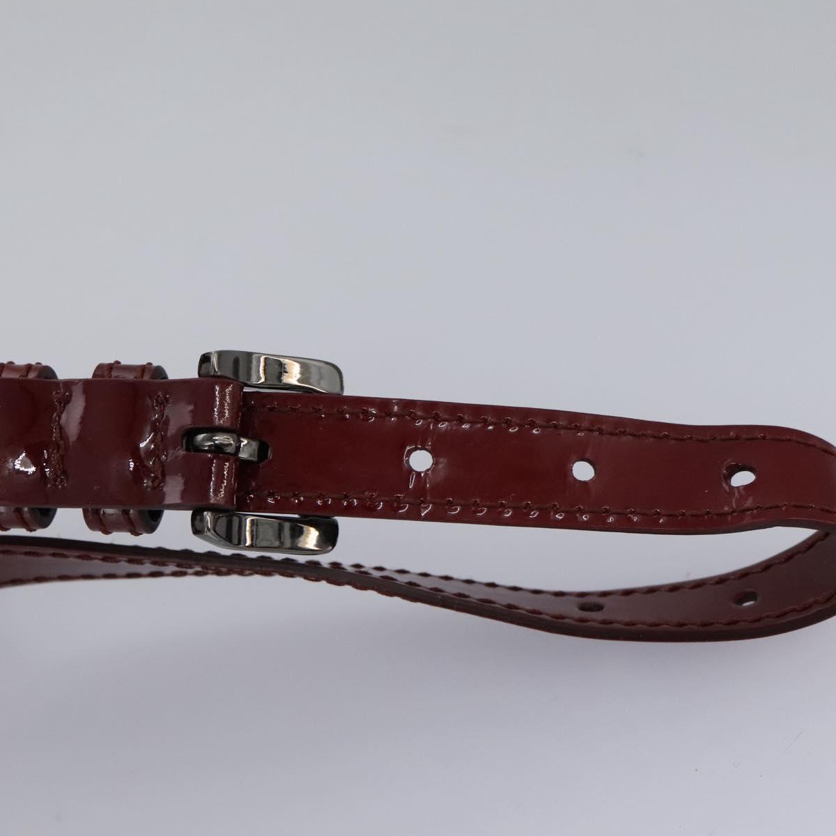 Burberry Heart Burgundy Canvas Travel Bag (Pre-Owned)