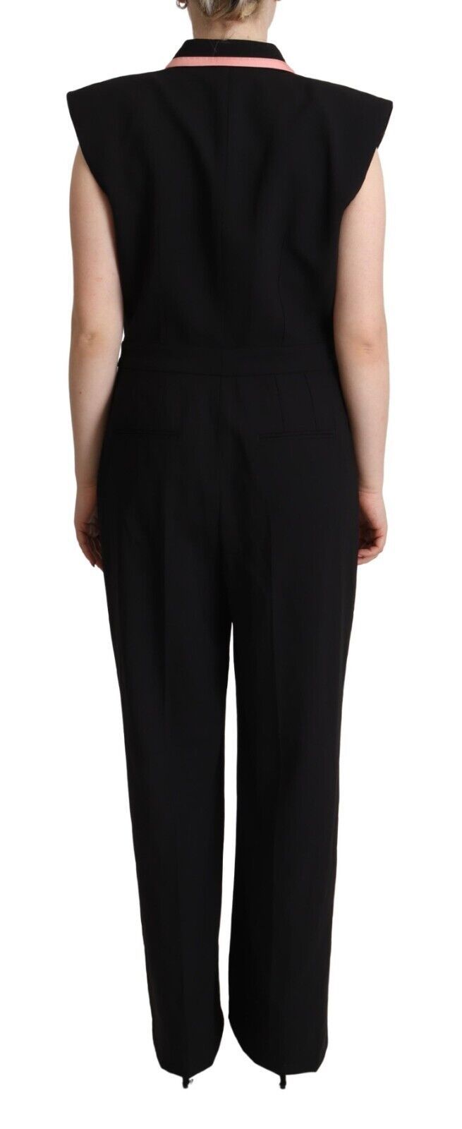 Dolce & Gabbana Elegant Sleeveless Wool Blend Women's Jumpsuit