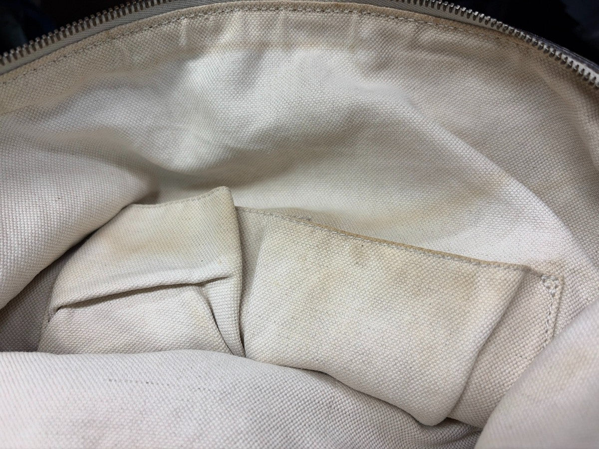 Gucci Twill Leather Beige Leather Shoulder Bag Bag (Pre-Owned)