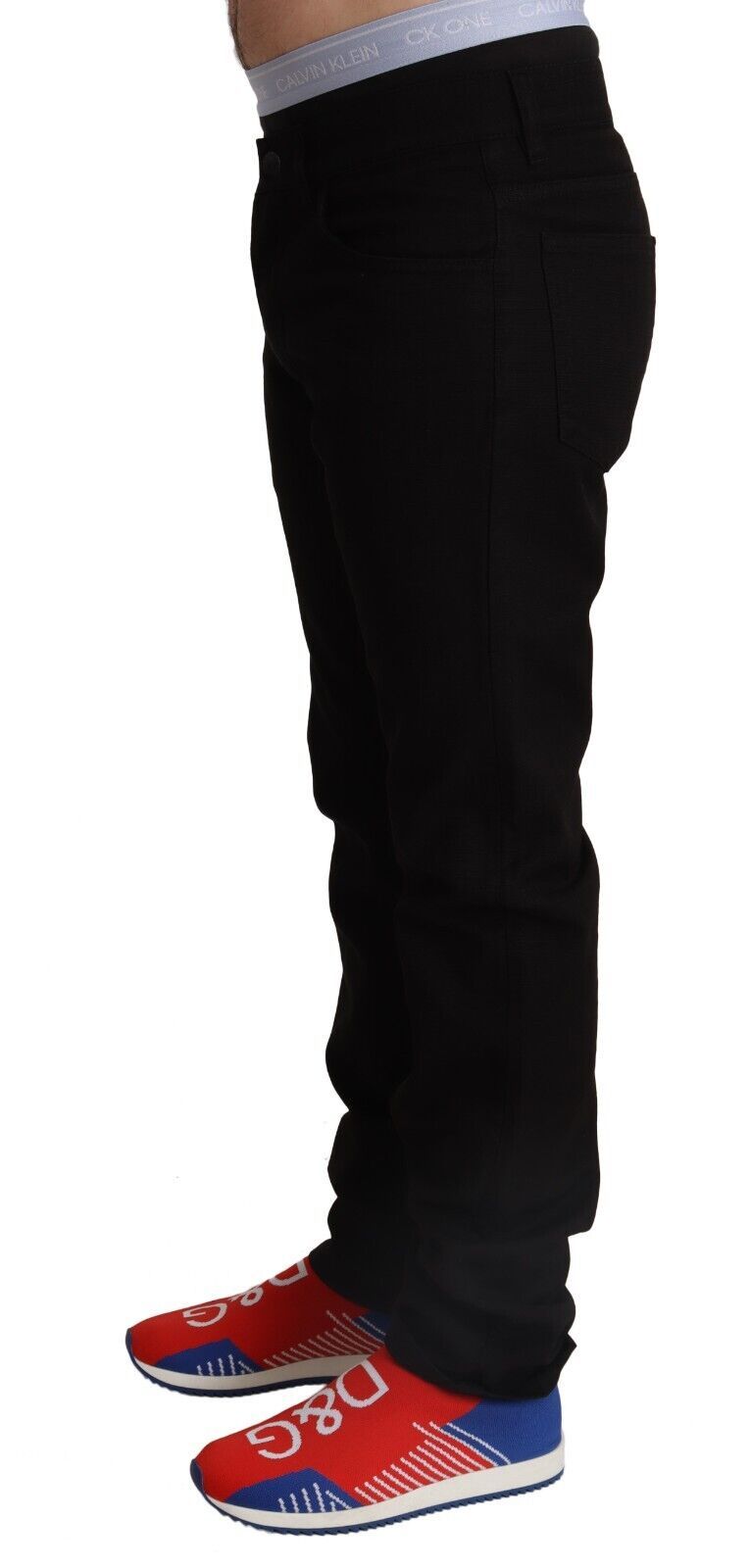 Dolce & Gabbana Elegant Skinny Black Cotton Men's Pants