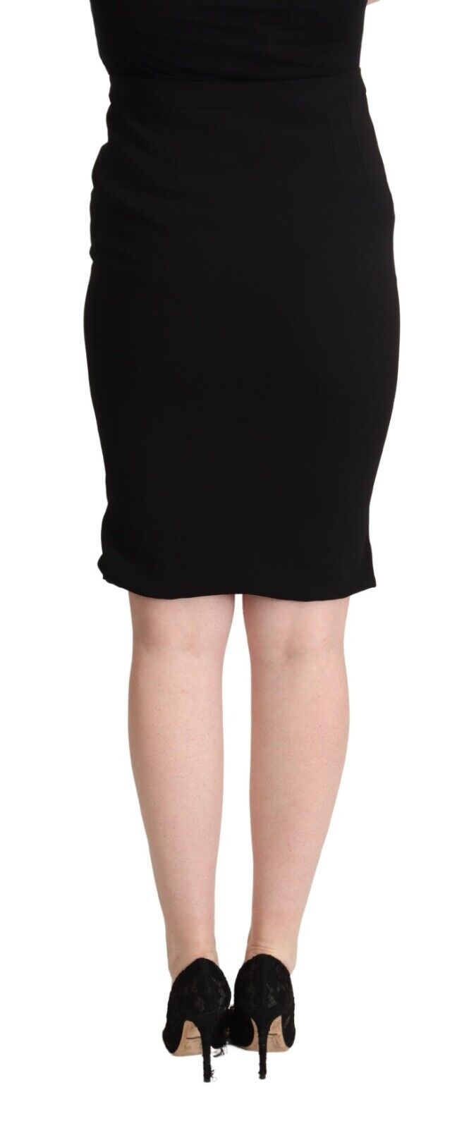 Dolce & Gabbana Chic High Waist Pencil Skirt in Women's Black