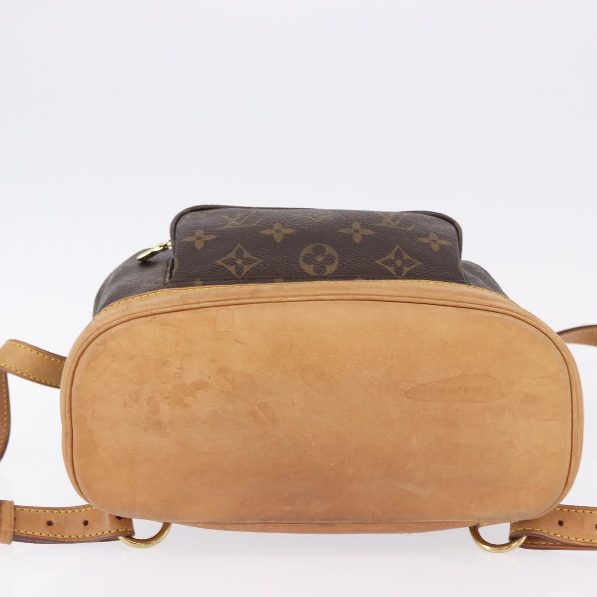 Louis Vuitton Vintage Montsouris Monogram Canvas Brown Canvas Backpack Bag (Pre-Owned)