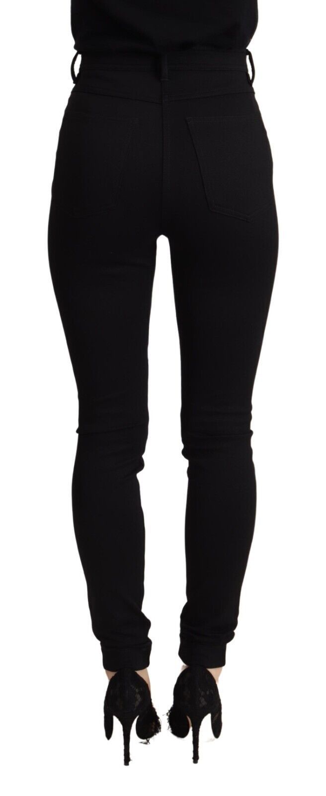 Dolce & Gabbana Elegant High-Waisted Slim Fit Women's Pants