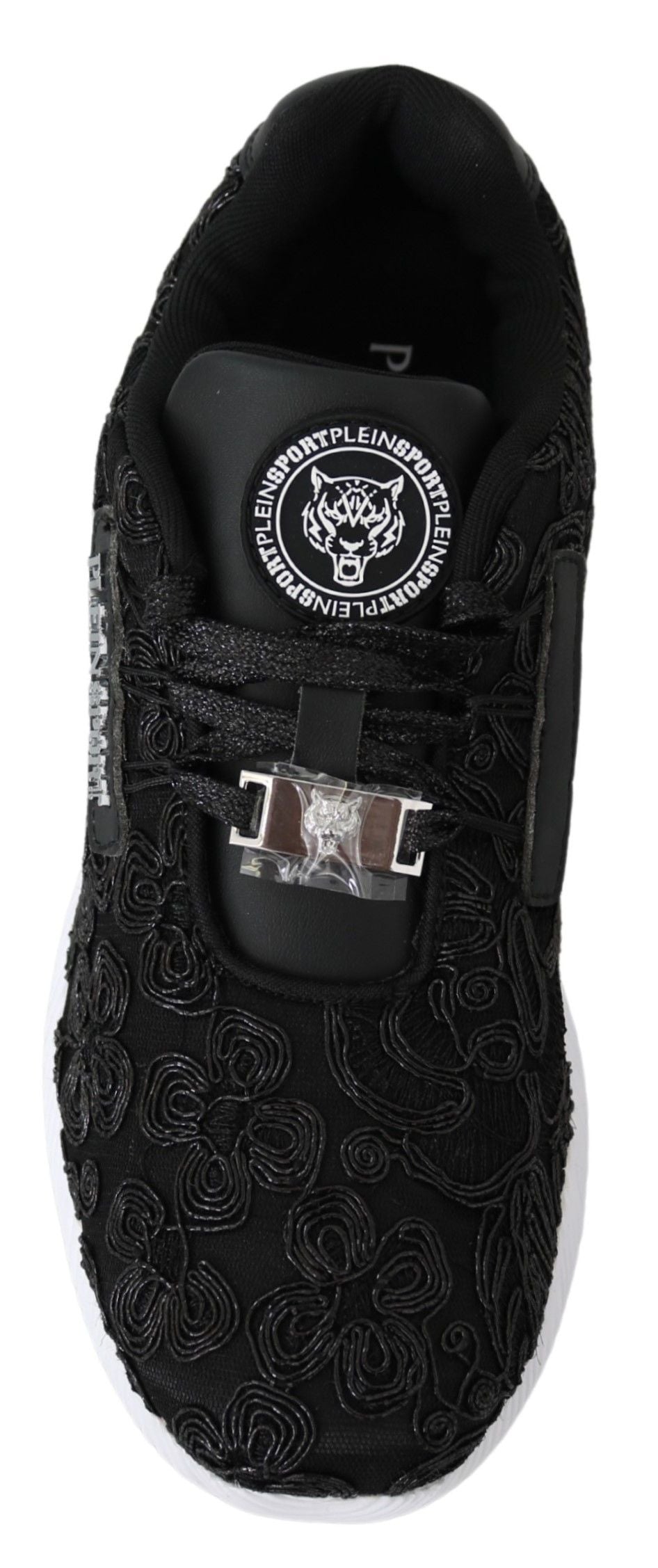 Plein Sport Black Polyester Runner Joice Sneakers Women's Shoes