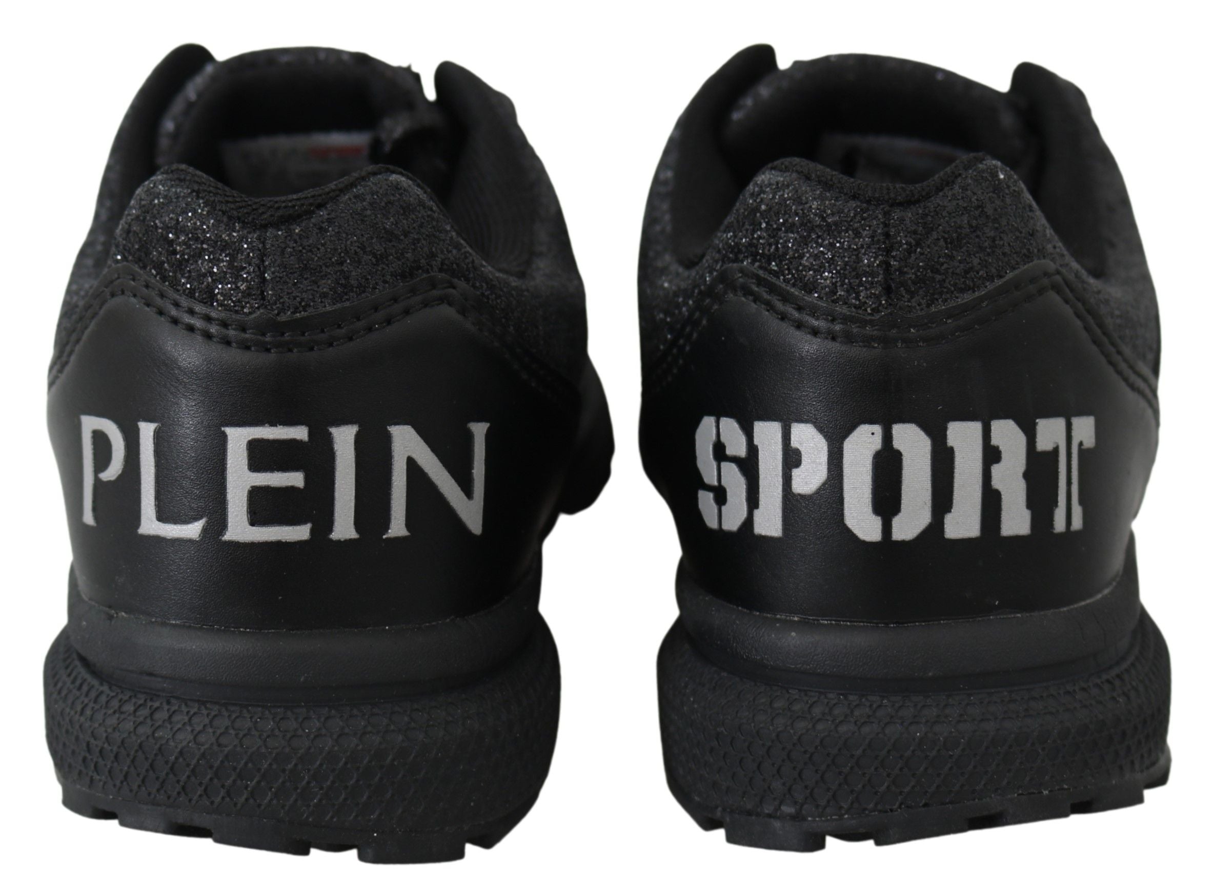 Plein Sport Black Polyester Runner Jasmines Sneakers Women's Shoes