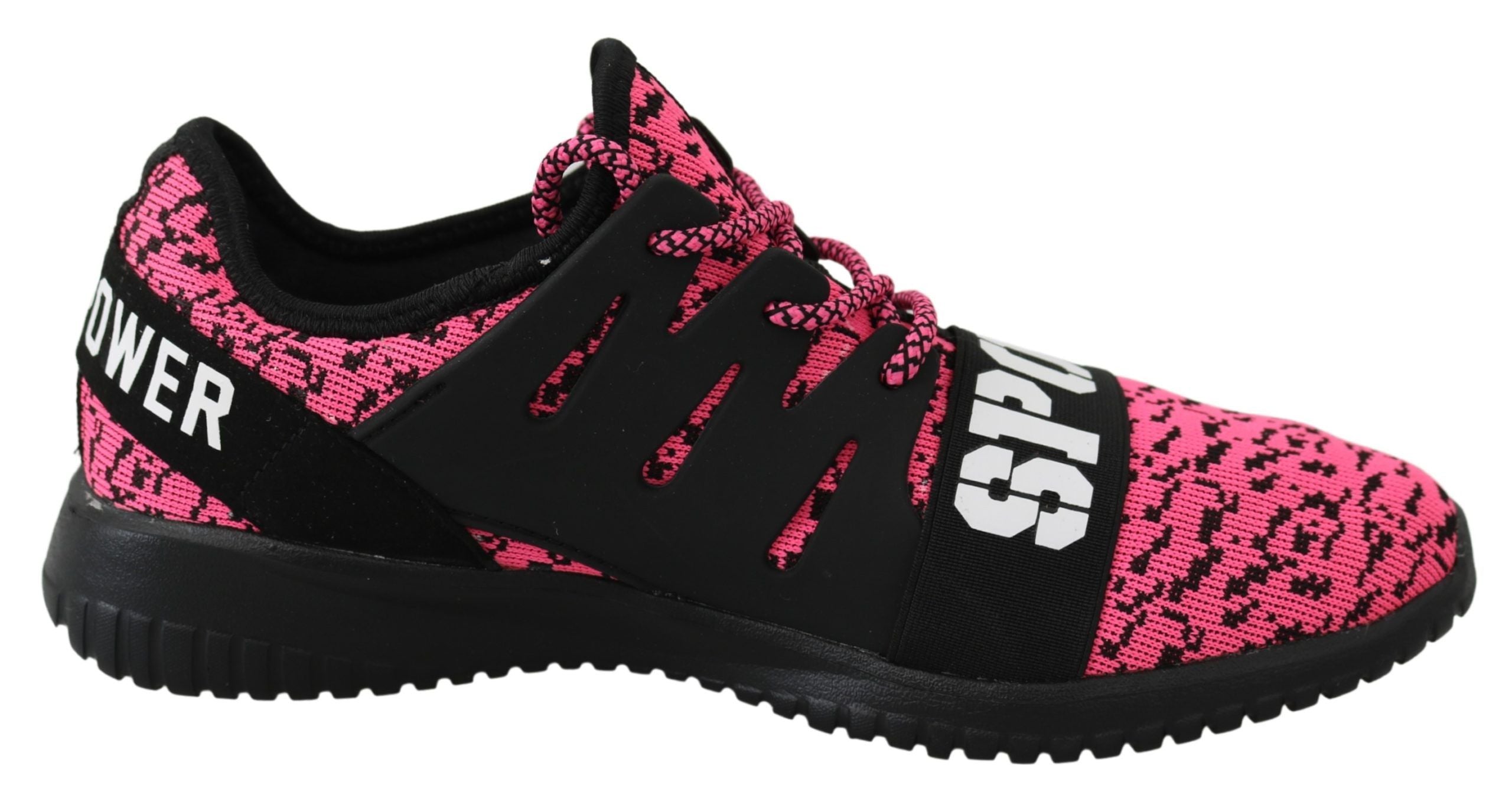 Plein Sport Pink Blush Polyester Runner Joice Sneakers Women's Shoes
