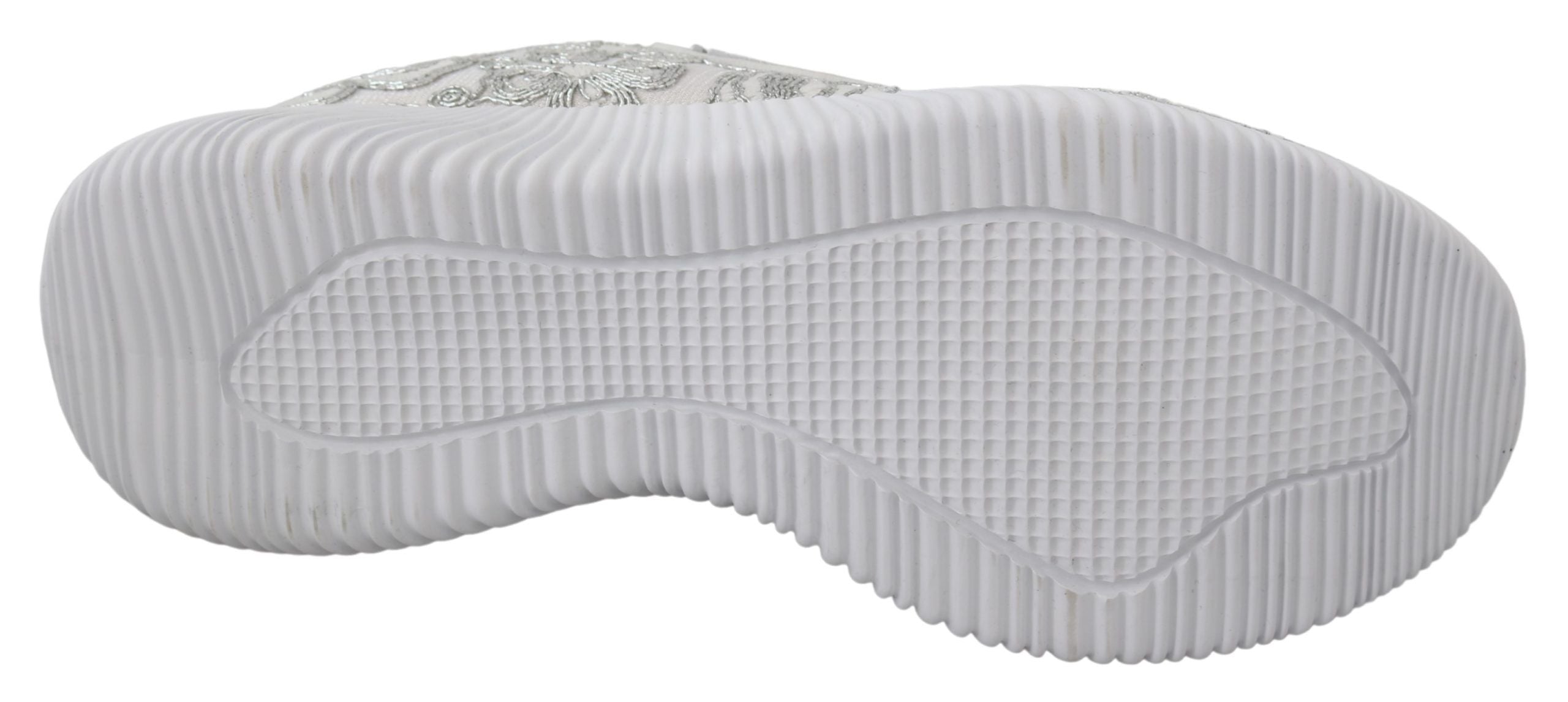 Plein Sport Silver Polyester Runner Joice Sneakers Women's Shoes