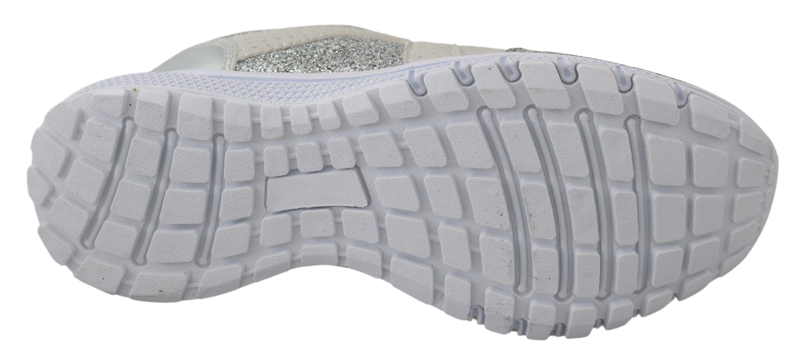 Plein Sport Silver Polyester Runner Jasmines Sneakers Women's Shoes