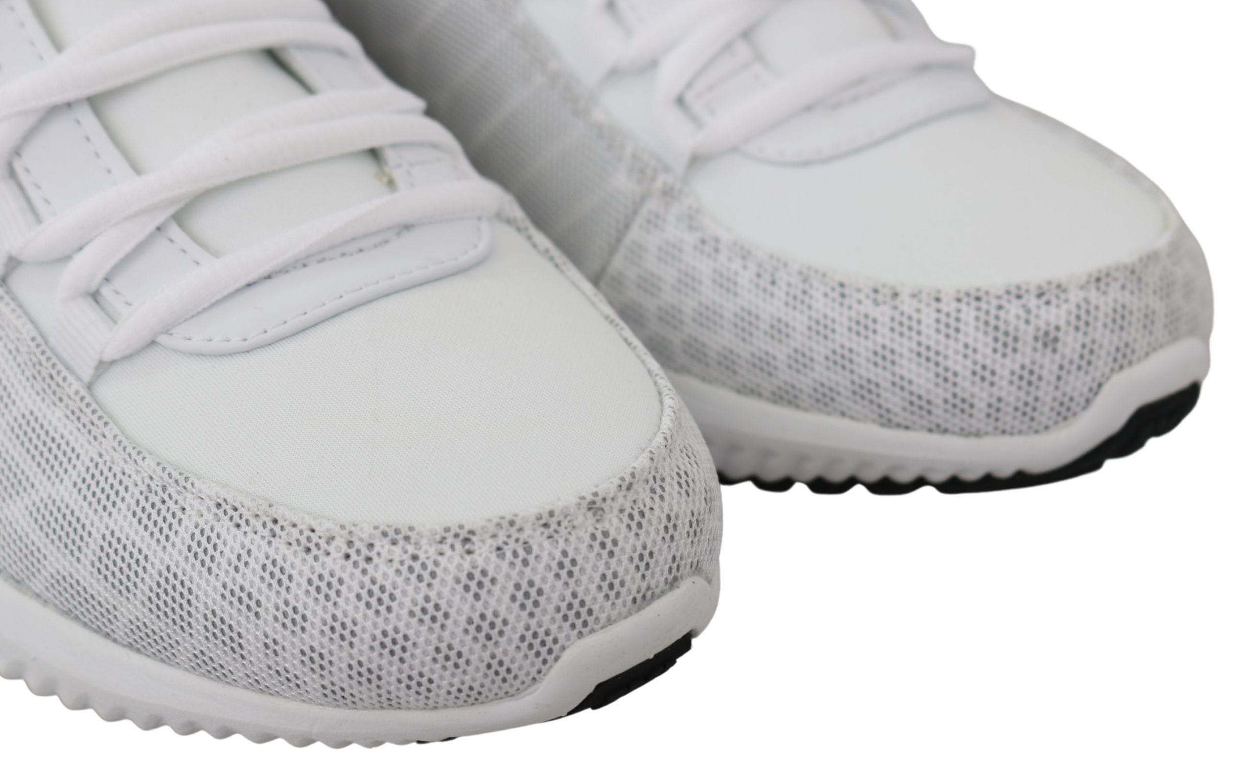 Plein Sport White Polyester Adrian Sneakers Men's Shoes