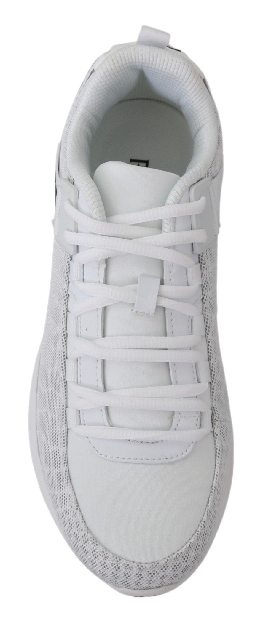 Plein Sport White Polyester Adrian Sneakers Men's Shoes