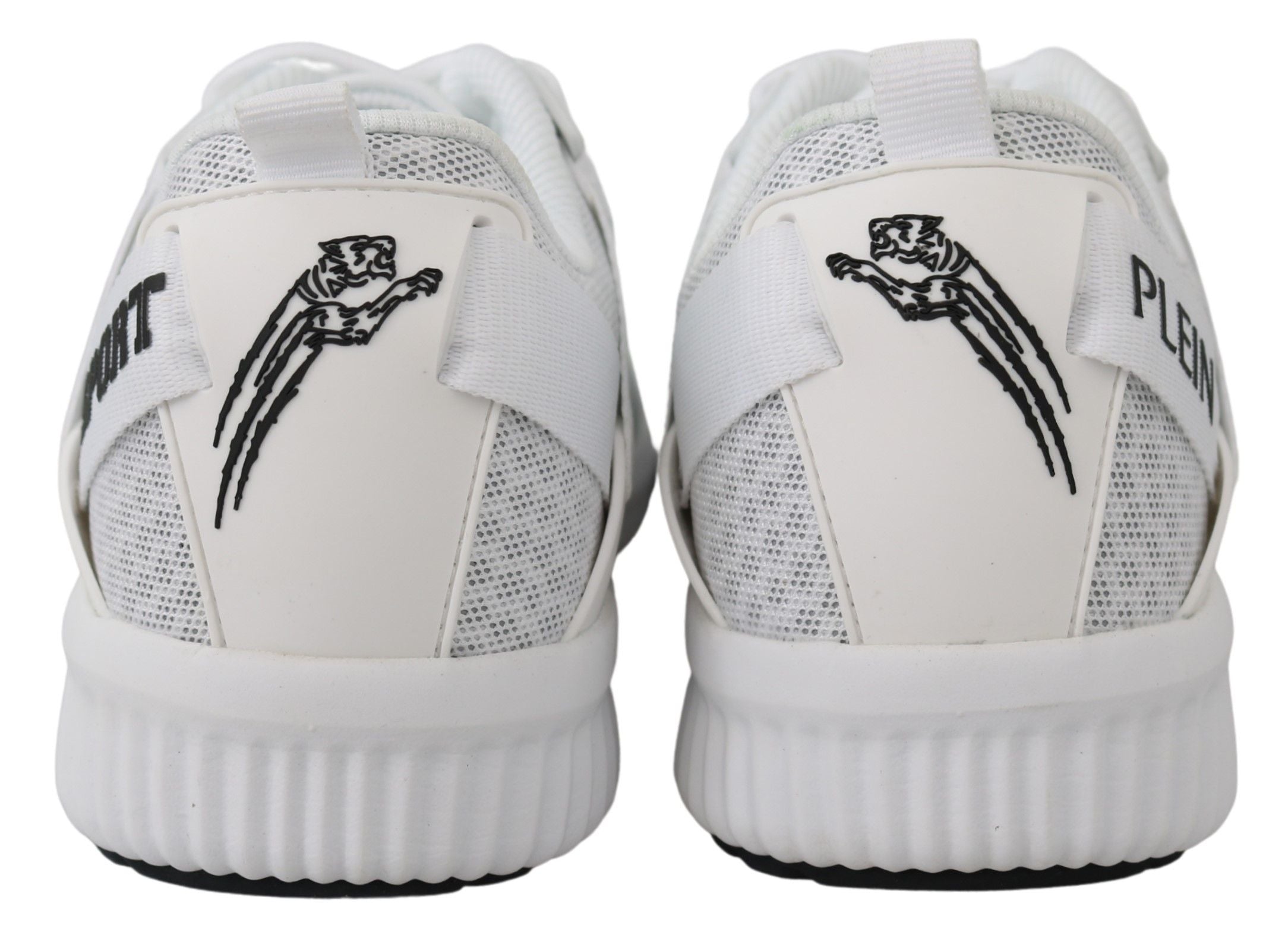 Plein Sport White Polyester Adrian Sneakers Men's Shoes