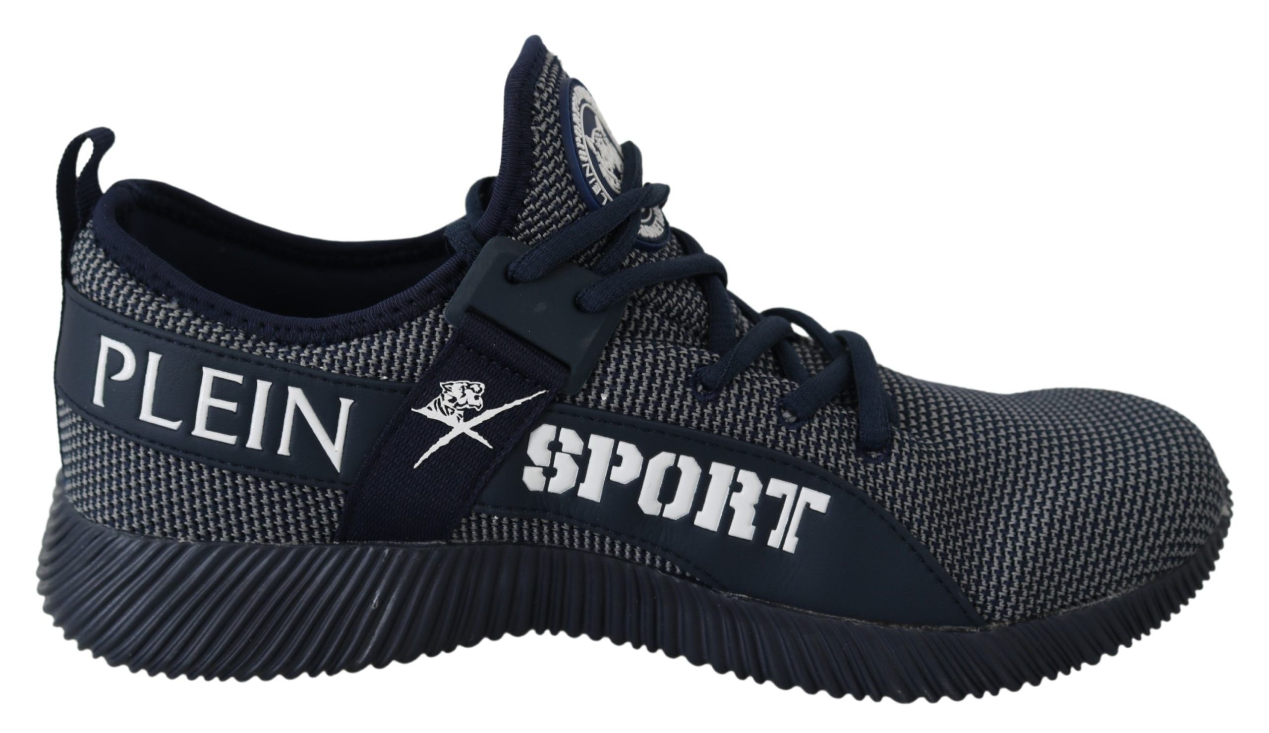 Plein Sport Blue Indaco Polyester Carter Sneakers Men's Shoes