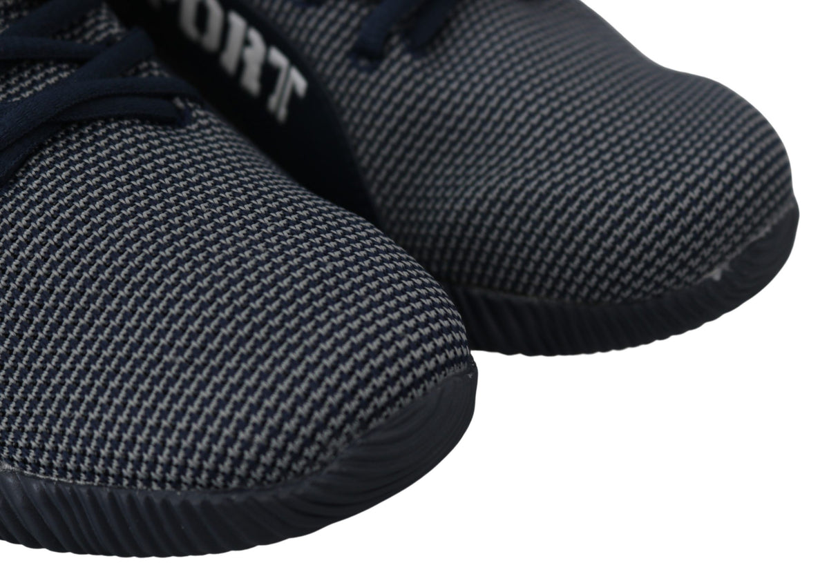 Plein Sport Blue Indaco Polyester Carter Sneakers Men's Shoes