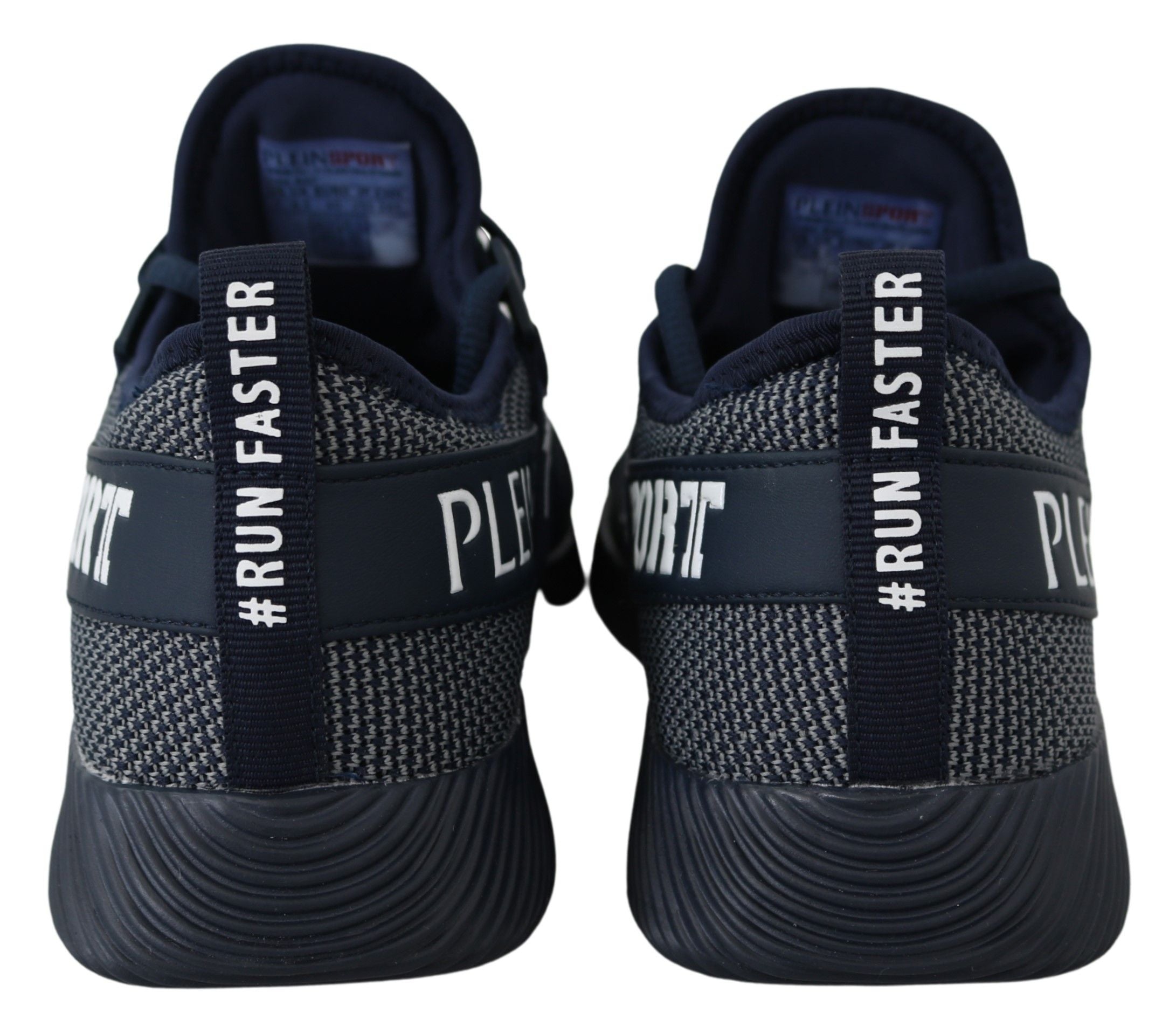 Plein Sport Blue Indaco Polyester Carter Sneakers Men's Shoes