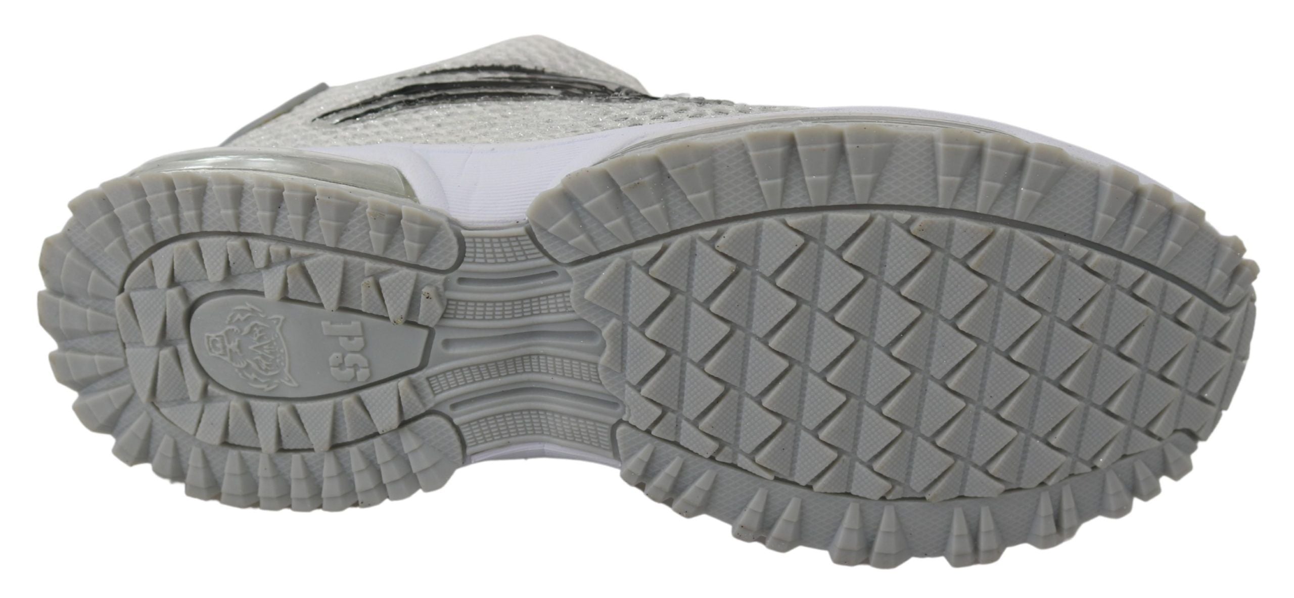 Plein Sport Silver Polyester Gretel Sneakers Women's Shoes