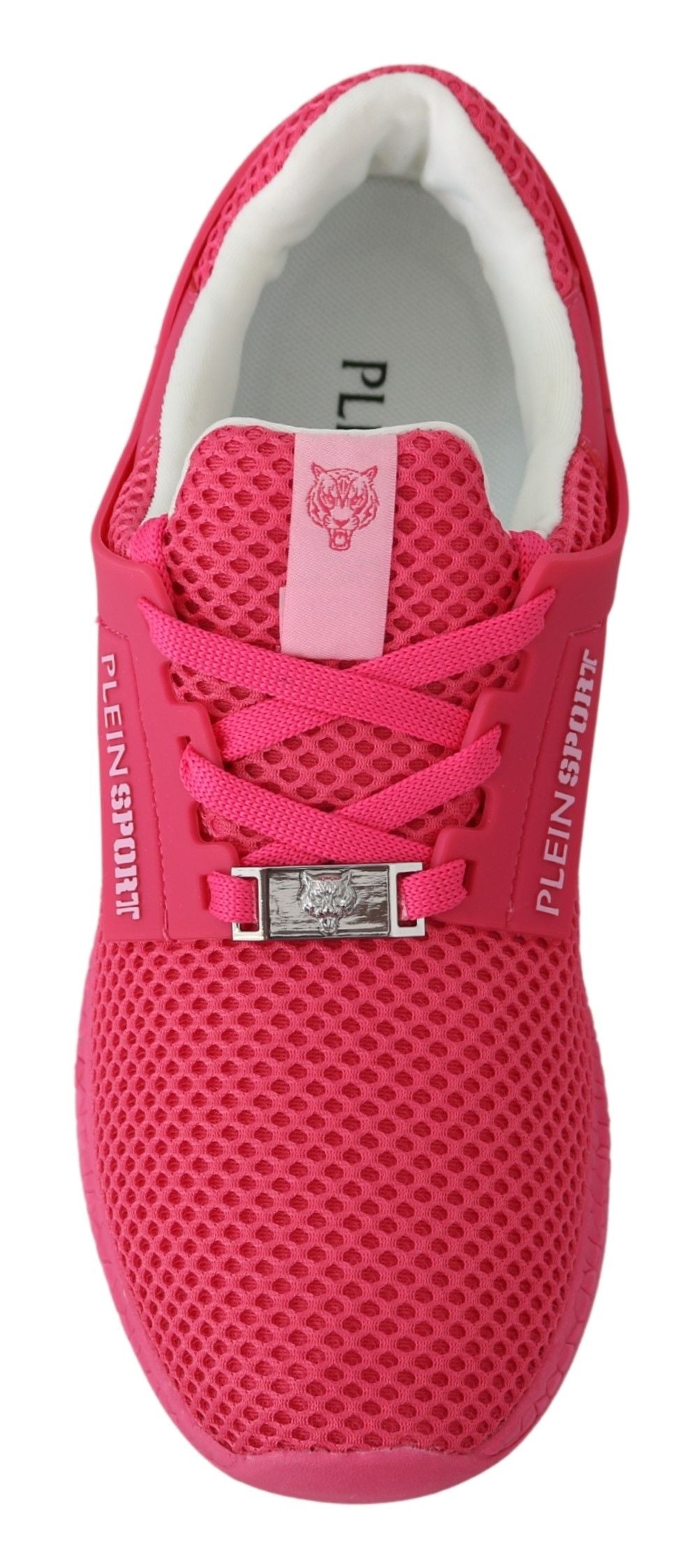 Plein Sport Fuxia Beetroot Polyester Runner Becky Sneakers Women's Shoes