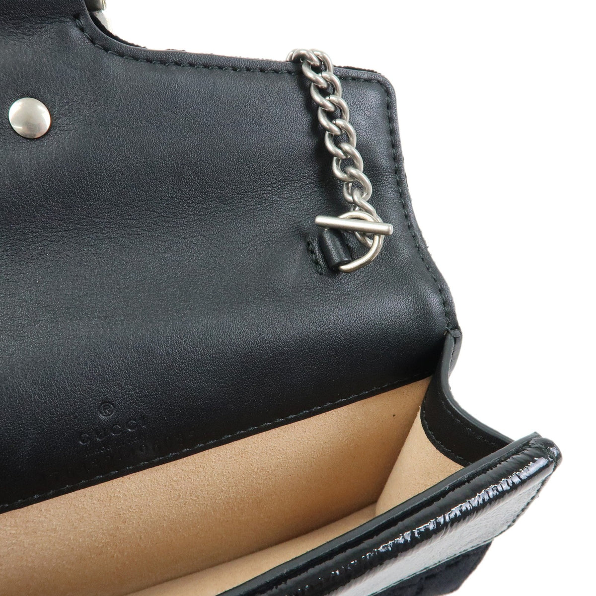 Gucci Dionysus Velvet Black Velvet Handbag (Pre-Owned)