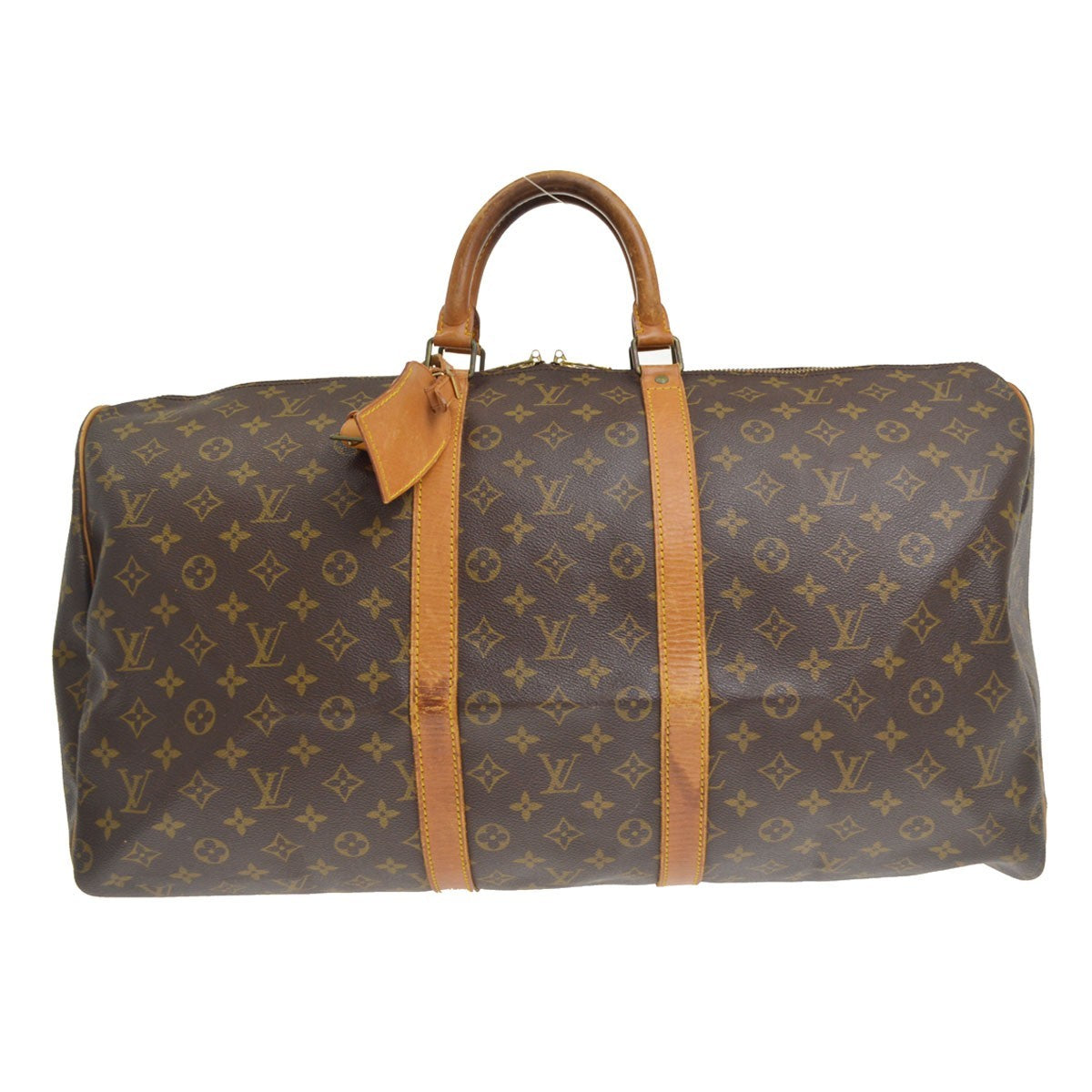 Louis Vuitton Keepall Monogram Canvas Brown Canvas Travel Bag Bag (Pre-Owned)