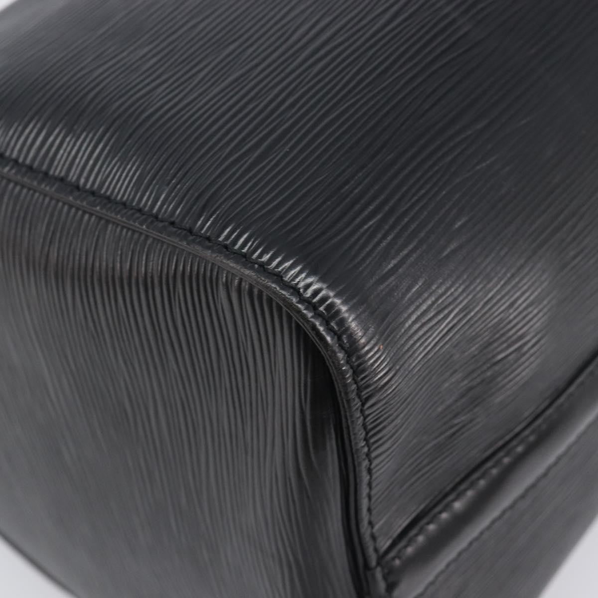 Louis Vuitton Speedy Epi Leather Black Leather Handbag (Pre-Owned)