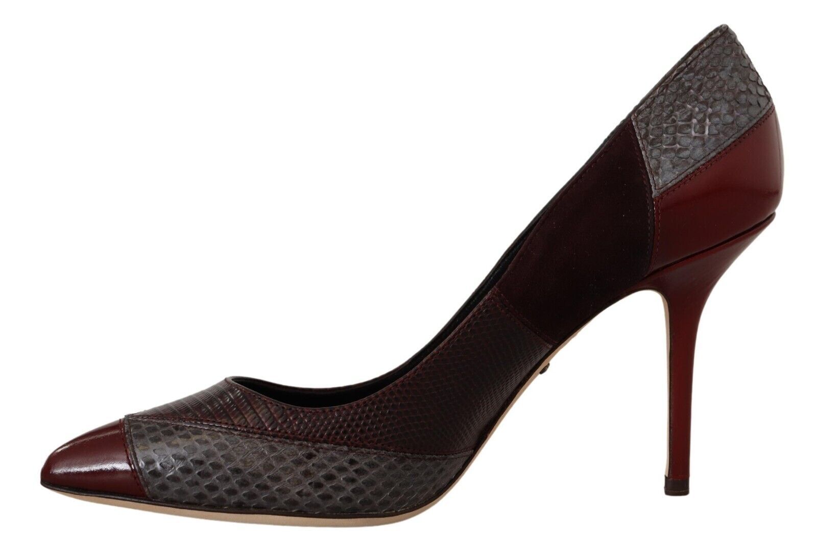 Dolce & Gabbana Multicolor Exotic Leather Heels Pumps Women's Shoes