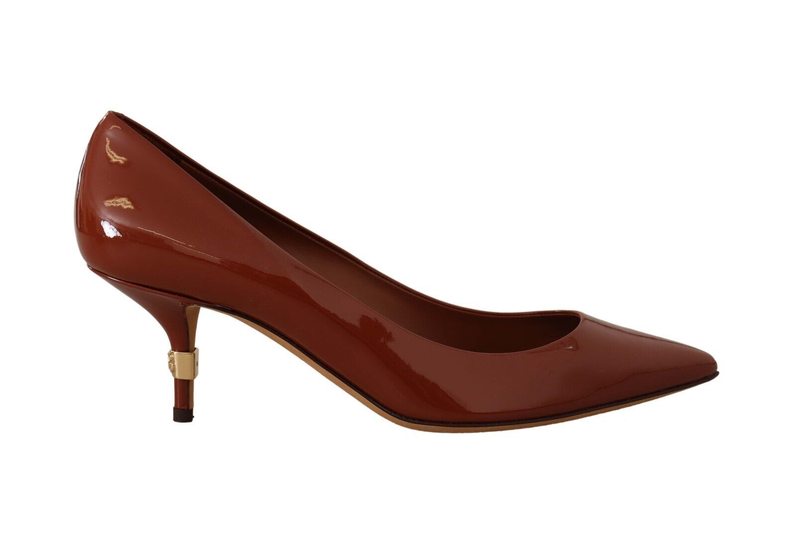 Dolce & Gabbana Elegant Patent Leather Heels Women's Pumps
