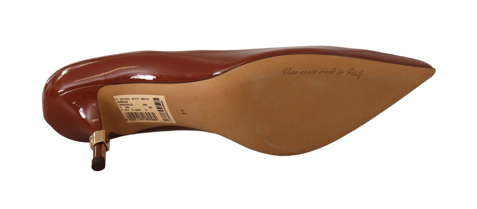 Dolce & Gabbana Elegant Patent Leather Heels Women's Pumps