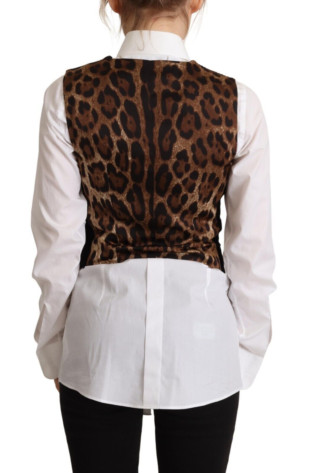Dolce & Gabbana Elegant V-Neck Sleeveless Vest Women's Top