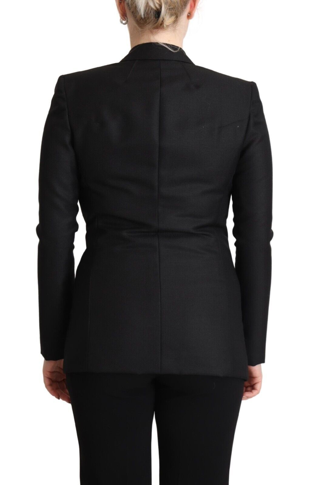 Costume National Black Long Sleeves Double Breasted Women's Jacket