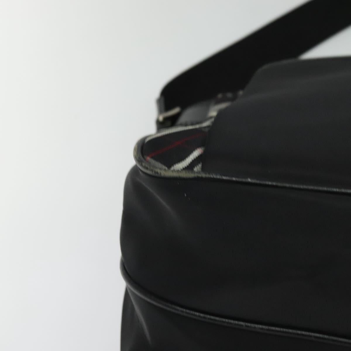 Burberry Nova Check Black Synthetic Shoulder Bag (Pre-Owned)