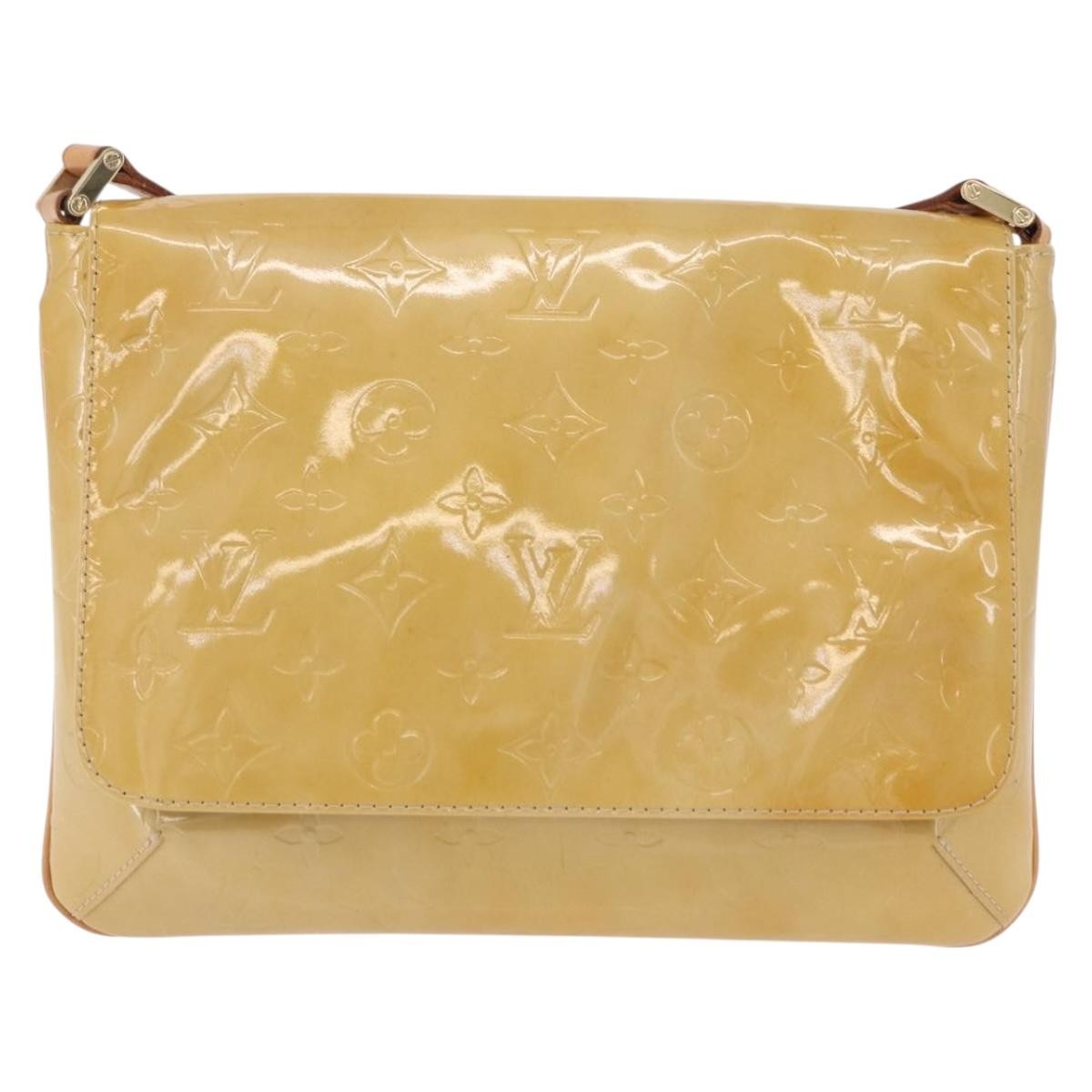 Louis Vuitton Thompson Street Monogram Vernis Yellow Patent_Leather Shoulder Bag Bag (Pre-Owned)