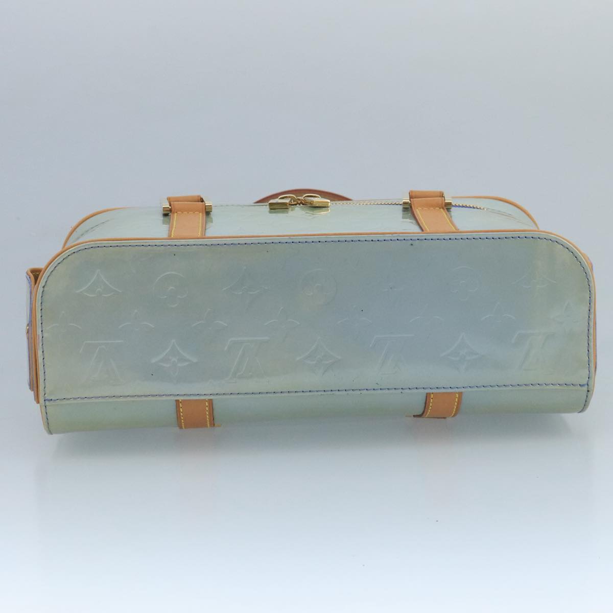 Louis Vuitton Purple Patent Leather Handbag (Pre-Owned)