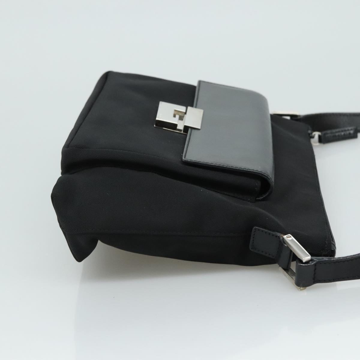 Gucci Black Synthetic Shoulder Bag (Pre-Owned)