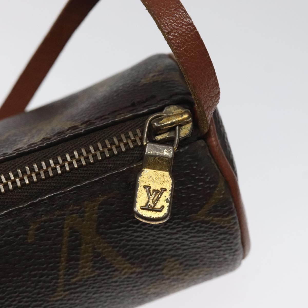 Louis Vuitton Mini Baby Papillon Brown Canvas Clutch Bag (Pre-Owned)