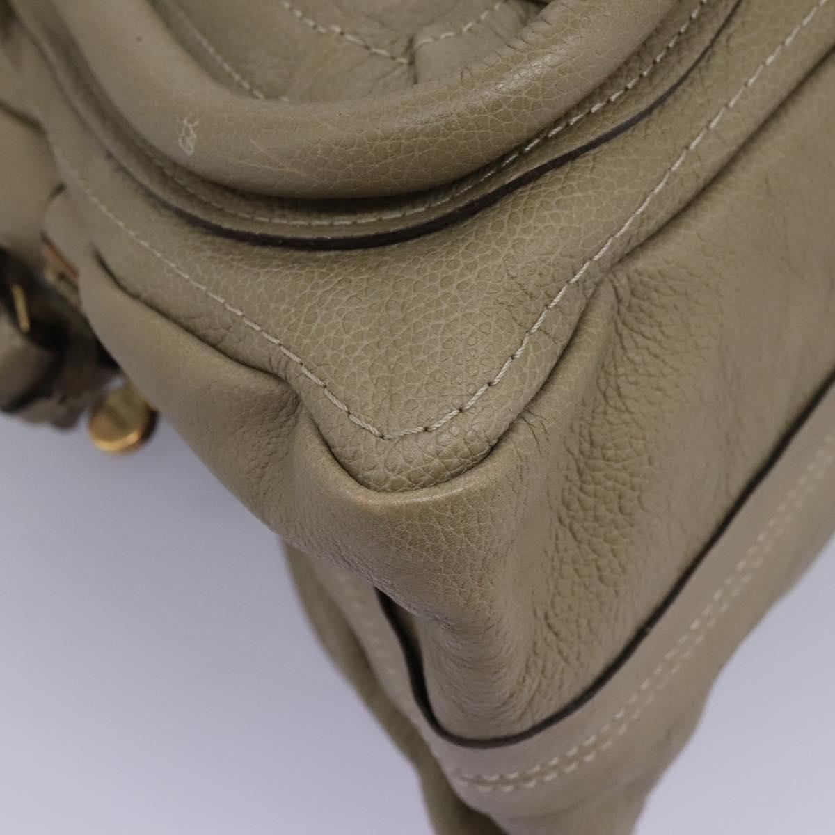 Chloé Paraty Beige Leather Handbag (Pre-Owned)