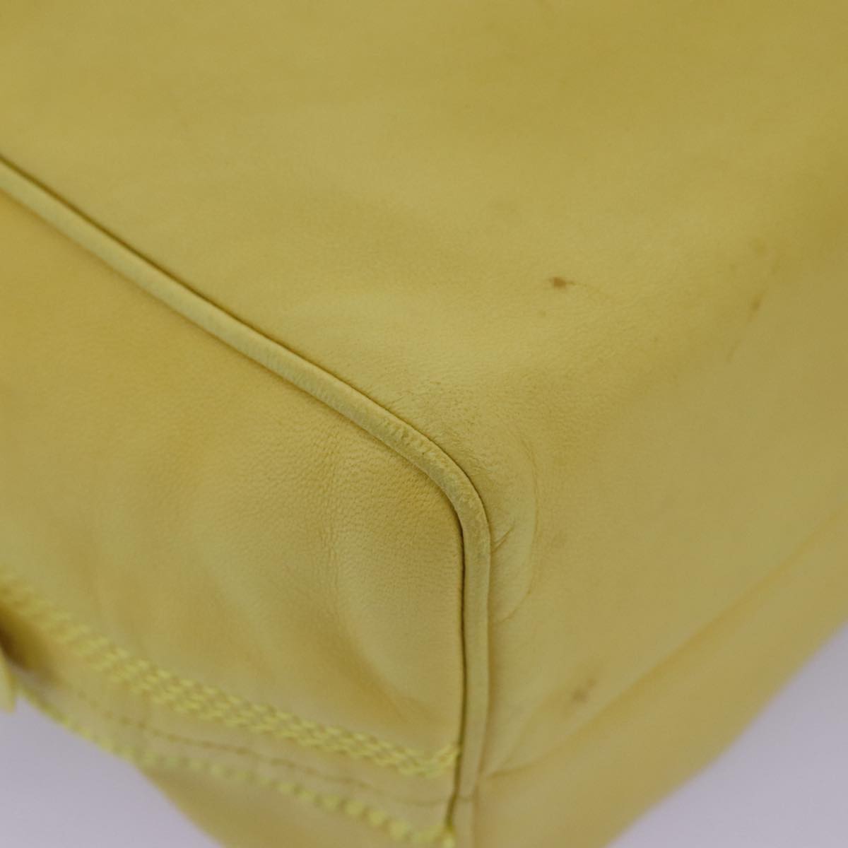 Loewe Anagram Yellow Leather Handbag (Pre-Owned)