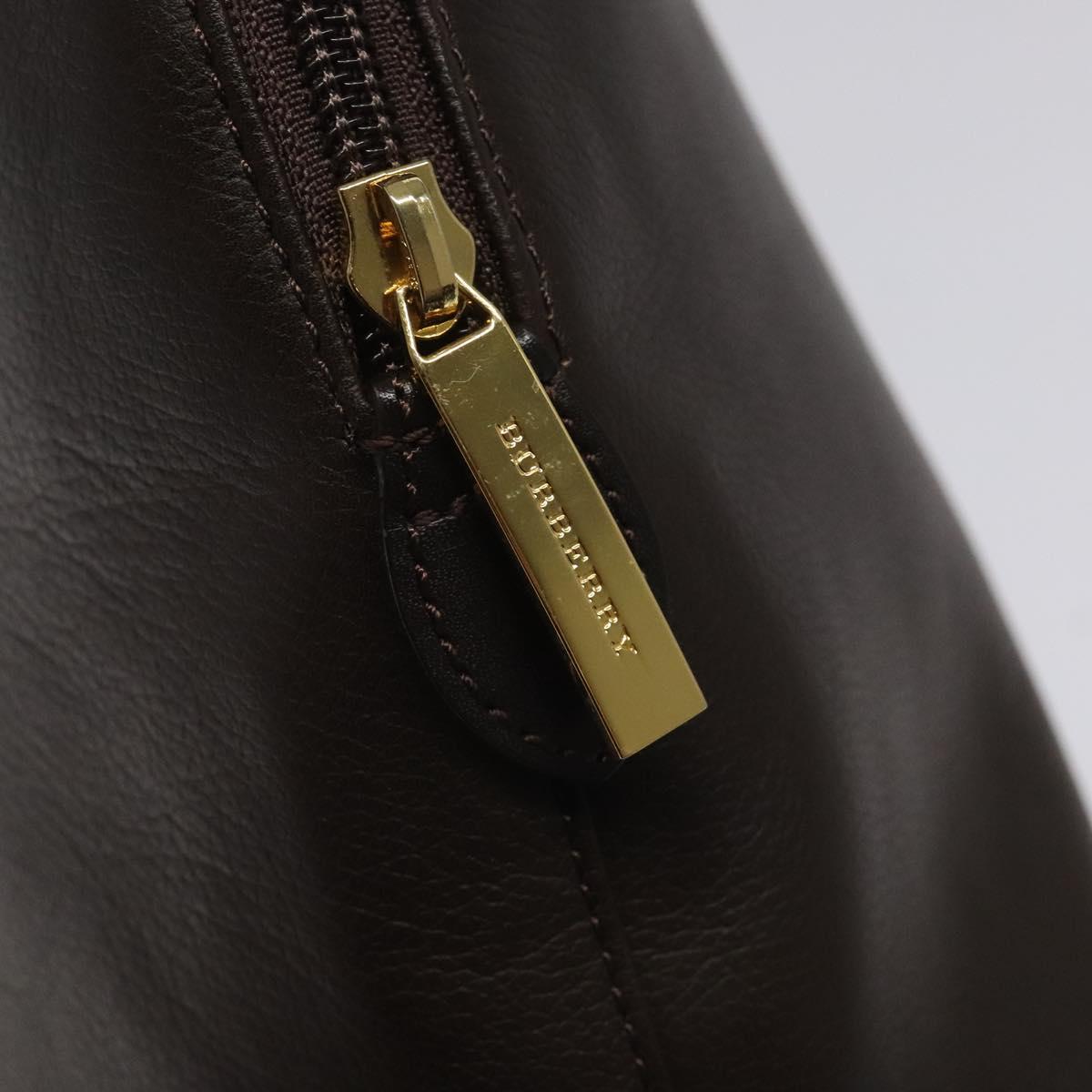 Burberry Brown Leather Handbag (Pre-Owned)