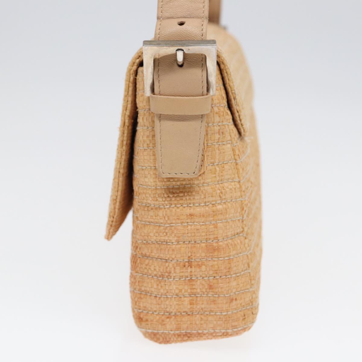 Bally Beige Canvas Shoulder Bag (Pre-Owned)