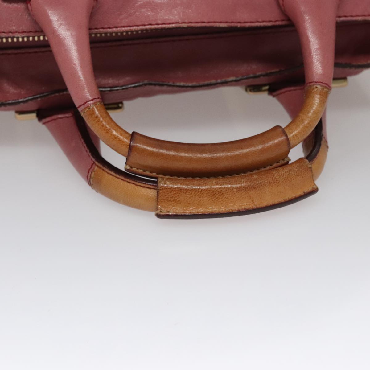 Chloé Ethel Pink Leather Handbag (Pre-Owned)