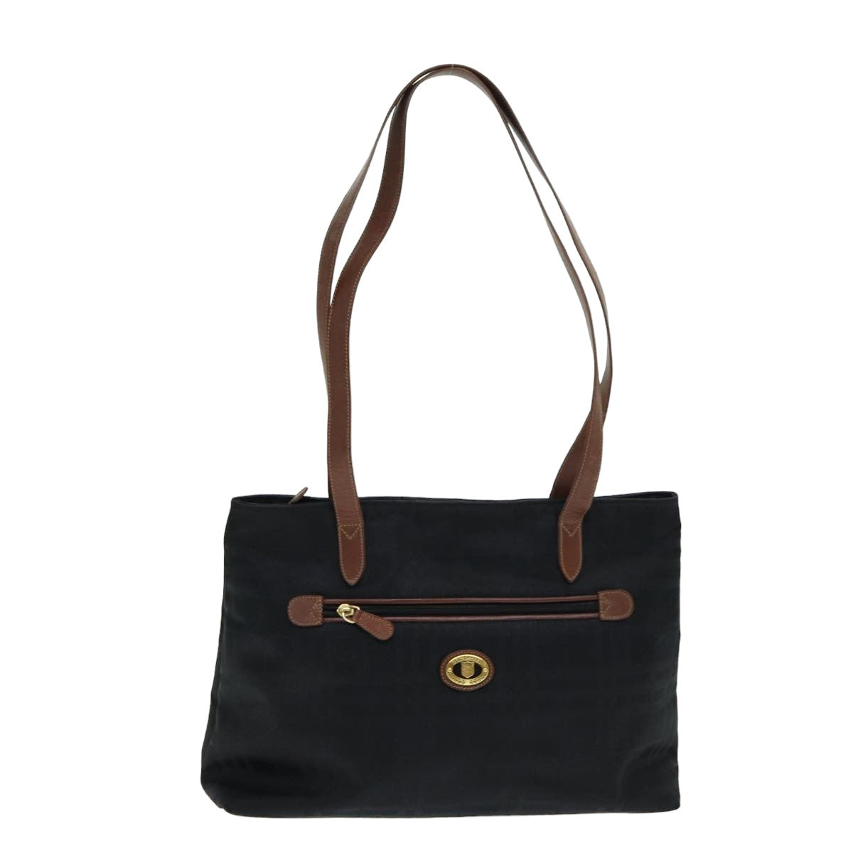 Burberry - Black Canvas Tote Bag (Pre-Owned)