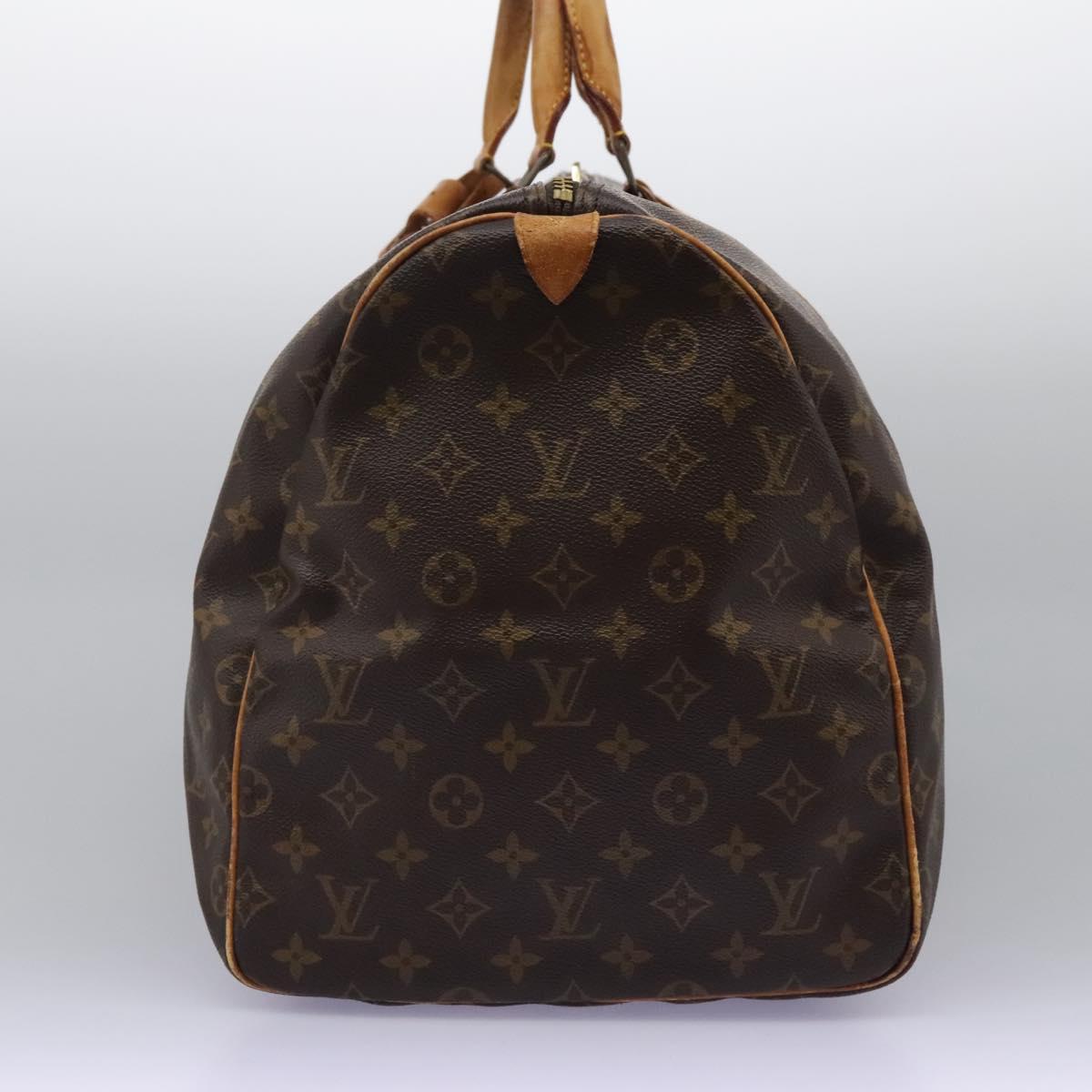 Louis Vuitton Keepall 55 Brown Canvas Travel Bag (Pre-Owned)