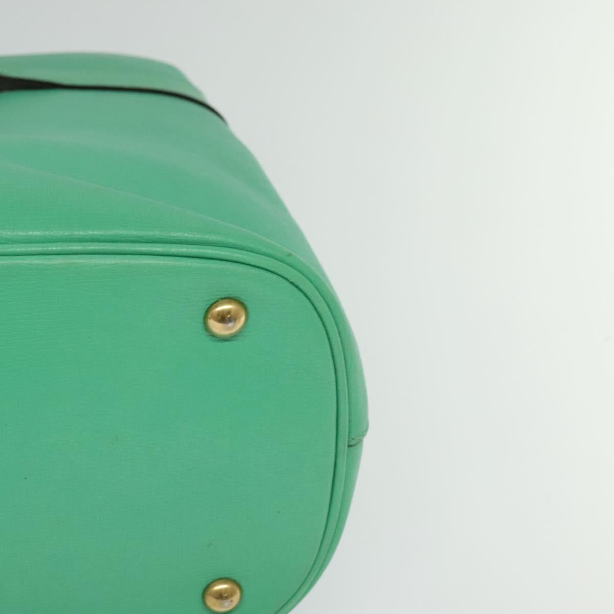 Gucci Britt Green Leather Handbag (Pre-Owned)