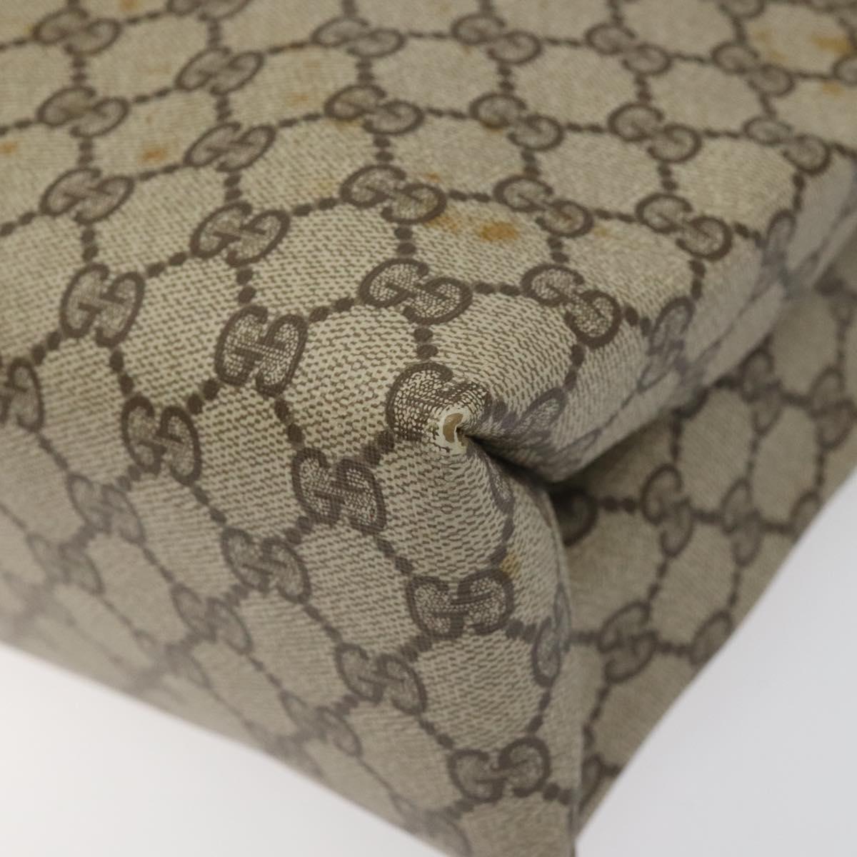 Gucci Gg Canvas Beige Canvas Tote Bag (Pre-Owned)