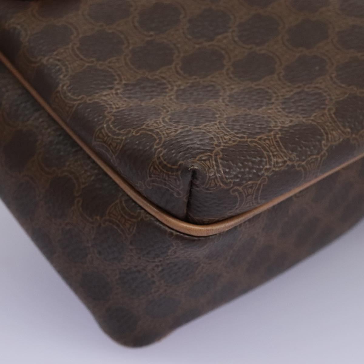 Céline Macadam Brown Canvas Shoulder Bag (Pre-Owned)