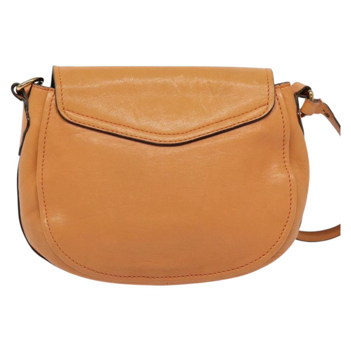 Chloé Elsie Beige Leather Shoulder Bag (Pre-Owned)