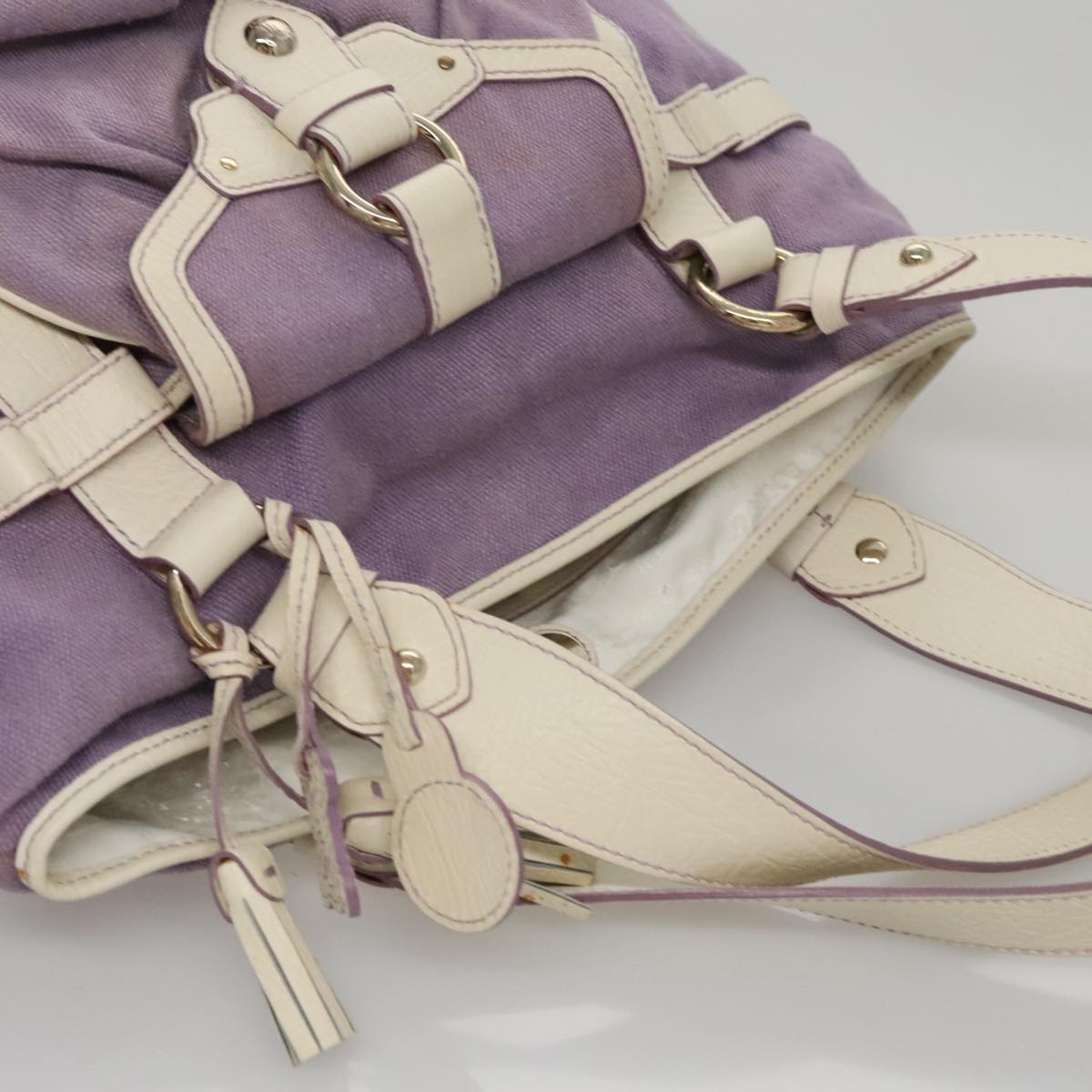 Céline Purple Canvas Tote Bag (Pre-Owned)